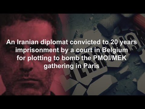 An Iranian diplomat convicted to 20 years imprisonment by a court in Belgium - February 2021