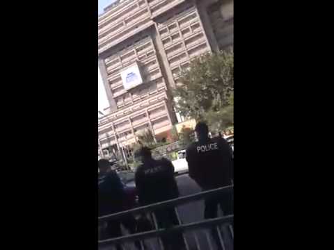 Iran, Tehran AcidAttack Demonstration - Iranian women trying to gather in front of interior ministry