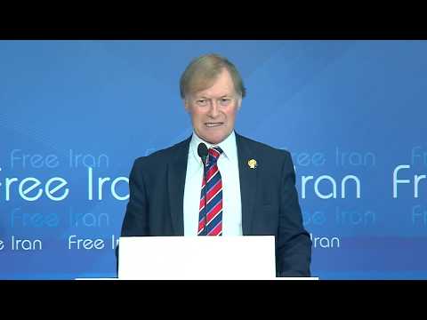 MEK International conferences in Albania - Sir David Amess speech in annual of Iranian opposition