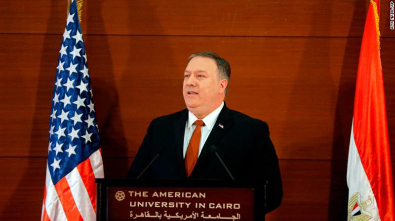 Pompeo Rebukes Obama Mid-East Policy; Reiterates Importance of Confronting Iran