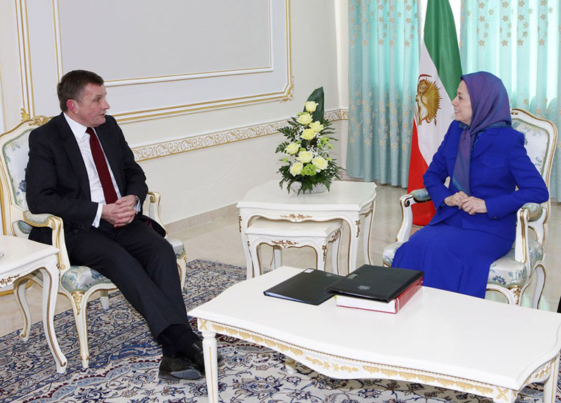 Maryam Rajavi’s meeting with British MP David Jones