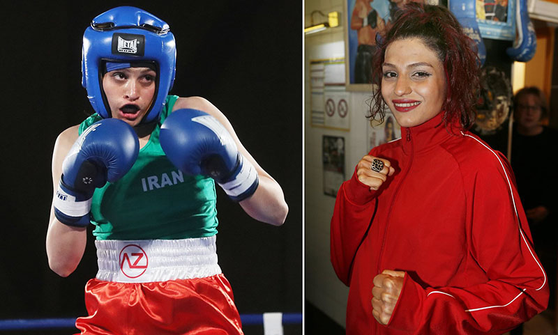 Fearing Arrest, Iran’s Female Boxer Shines Light on Women’s Rights Issues