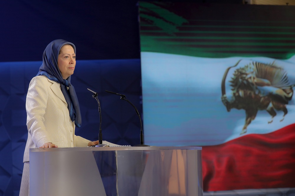 Maryam Rajavi, the President-elect of NCRI, and the founder of the movement for Justice for the Victims of the 1988 Massacre in Iran (JVMI)