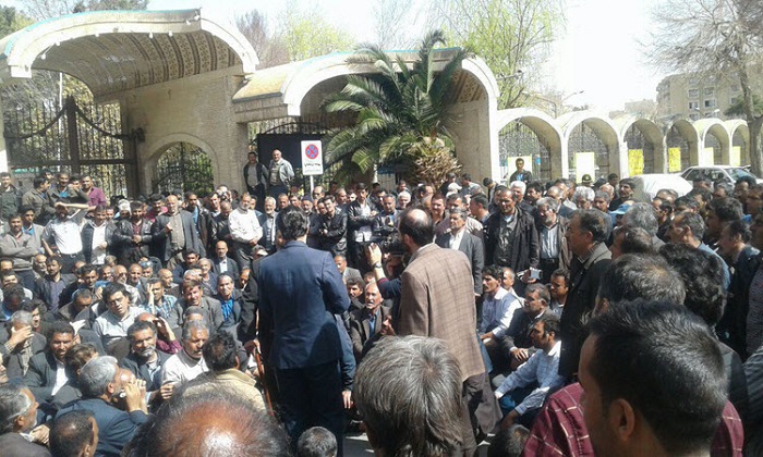 worker protest in Iran