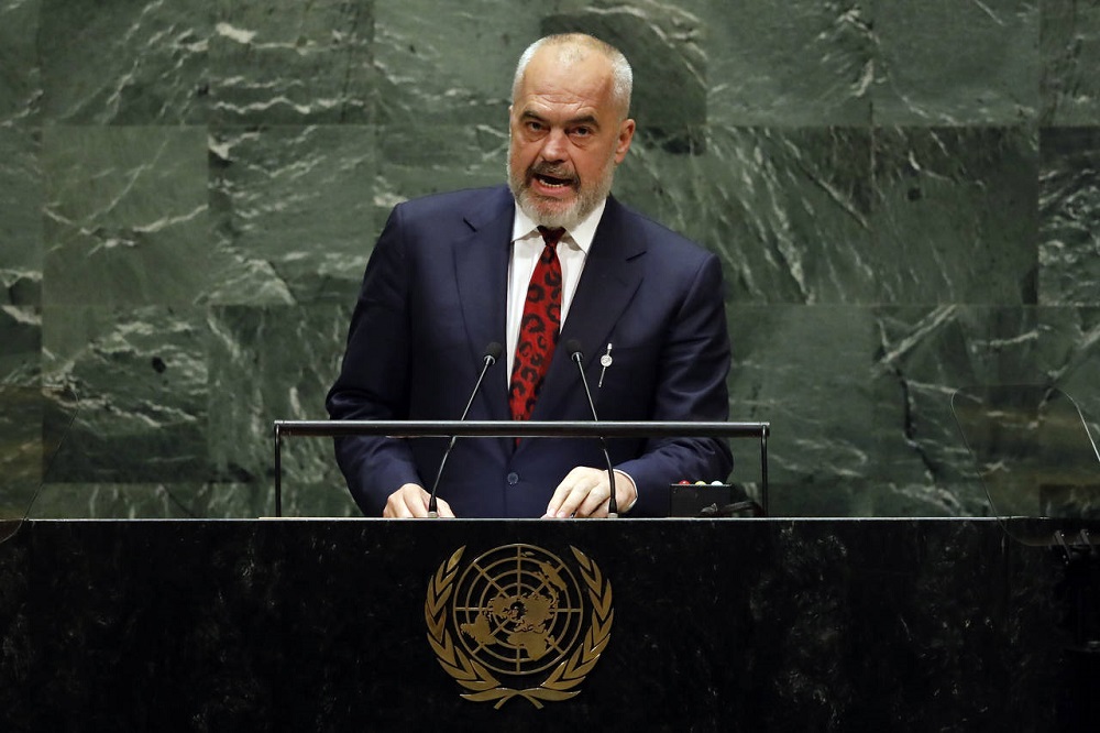 Edi Rama, the Albanian Prime Minister gave a speech to the United Nations General Assembly on Friday, where he spoke about the Iranian regime’s illegal and destabilising activities