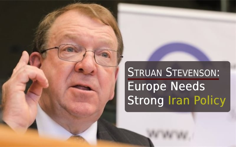 Struan Stevenson: Europe Needs Strong Iran Policy