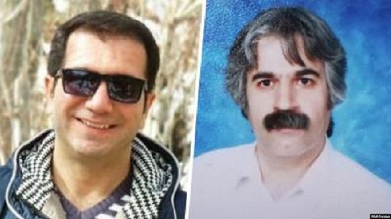 Mehdi Farahi Shandiz and Mohammad Riazat, the two political prisoners wen on hunger strike since October 17 2019, in Iran
