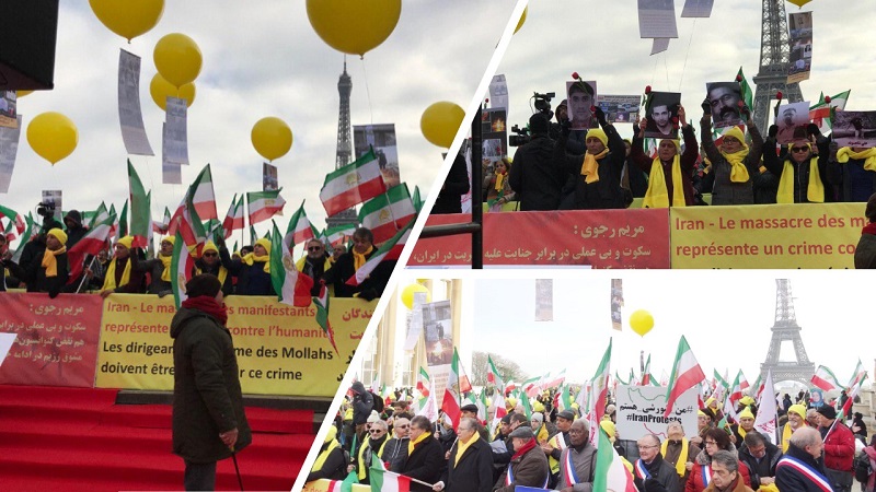 Paris in support of the Iranian People