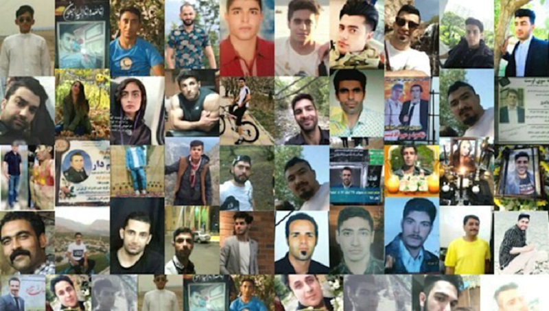 Pictures of some martyrs of the nationwide Iran protests in November 2019, Maryam Rajavi: Shocking crime undoubtedly one of the most horrific crimes of 21st century