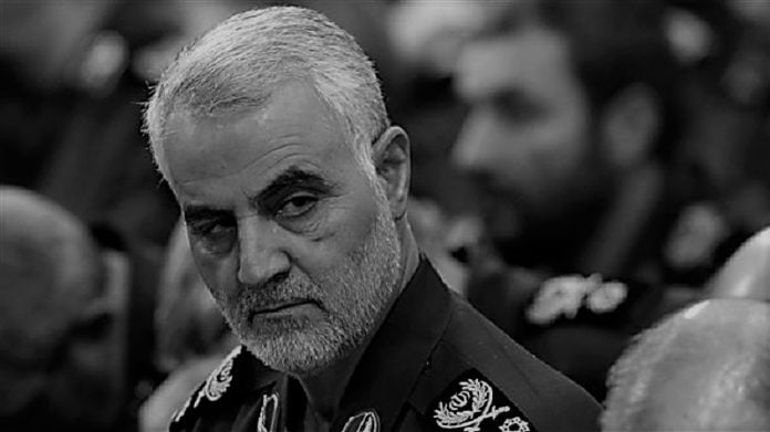 Soleimani was killed on 3 January 2020 around 1:00 a.m. local time (22:00 UTC 2 January), by missiles shot from American drones which targeted his convoy near Baghdad International Airport Soleimani was killed on 3 January 2020 around 1:00 a.m. local time (22:00 UTC 2 January), by missiles shot from American drones which targeted his convoy near Baghdad International Airport