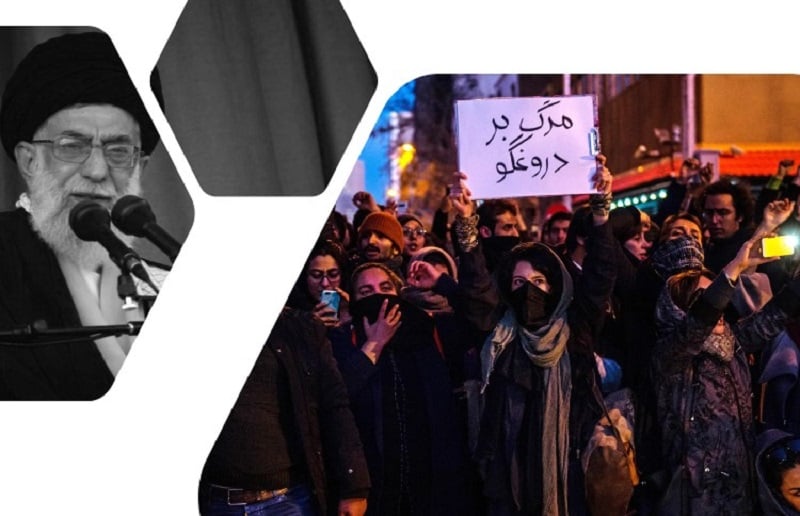 The recent protests targeted Iran's Supreme Leader, chanting “Commander-in-Chief of the Armed Forces, resign, resign,” “Death to Khamenei,” “Death to the principle of the velayat-e faqih,” and ‘IRGC commits crimes, the Supreme Leader supports them.”