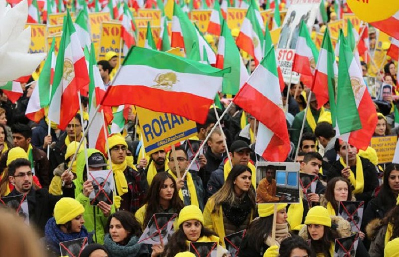 PMOI and the NCRI supporters hold rallies for two days on February 7 and 8, simultaneous with the anniversary of the 1979 anti-monarchic revolution in Iran