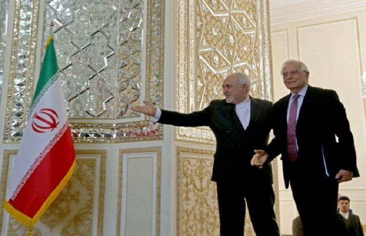 Top EU diplomat Josep Borrell holds talks in the Iranian capital on a mission aimed at lowering tensions over the regime's nuclear program.