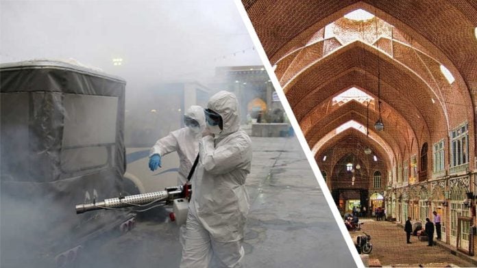 Iranian regime officials suspended large cultural and sports events, reducing working hours and the people were forced to close their shops because of the coronavirus outbreak. Iranian regime officials suspended large cultural and sports events, reducing working hours and the people were forced to close their shops because of the coronavirus outbreak.