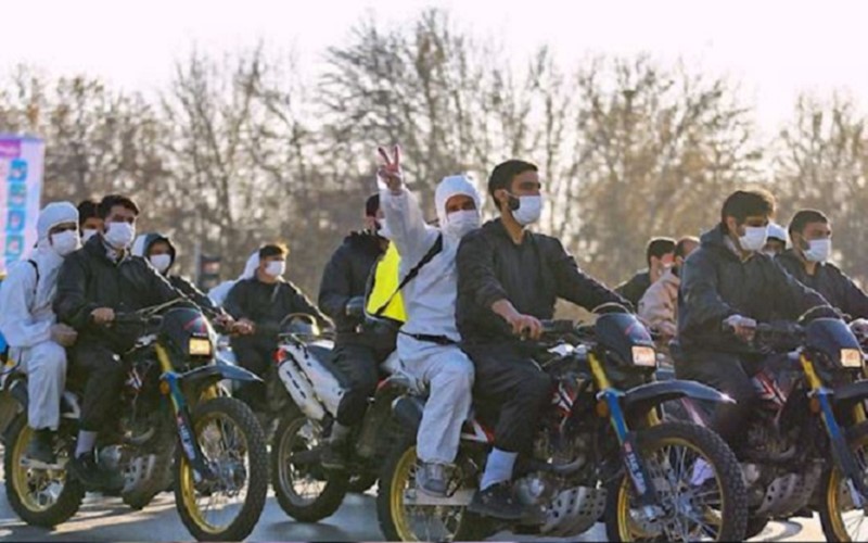 The Iranian regime mobilized its paramilitary forces to counter the public wrath under the excuse of containing coronavirus.