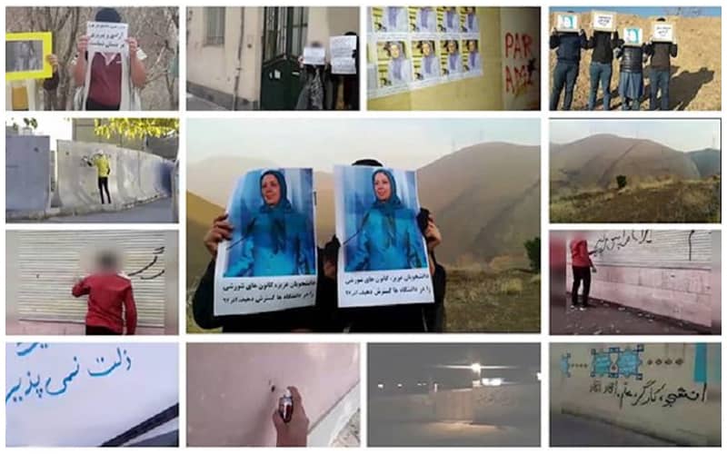Supporters of the Iranian opposition People's Mojahedin Organization of Iran (PMOI) continue their struggle against the religious fascism despite the coronavirus crisis