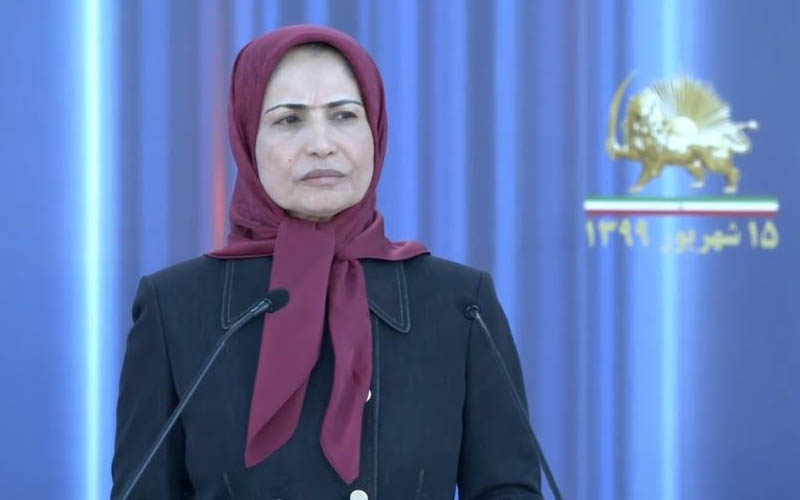 Zahra Merrikhi, Secretary-General of the PMOI-MEK at the Iranian online conference in support of domestic protests for freedom, justice, and equality in Iran—September 5, 2020