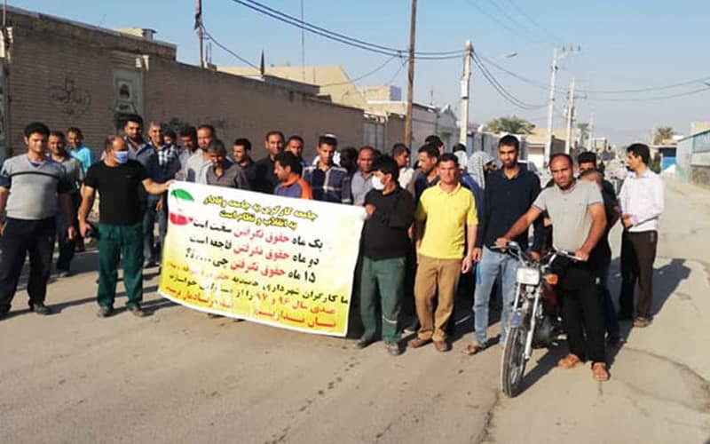 Municipal Workers Enter Day 5 of Strike in Hamidieh