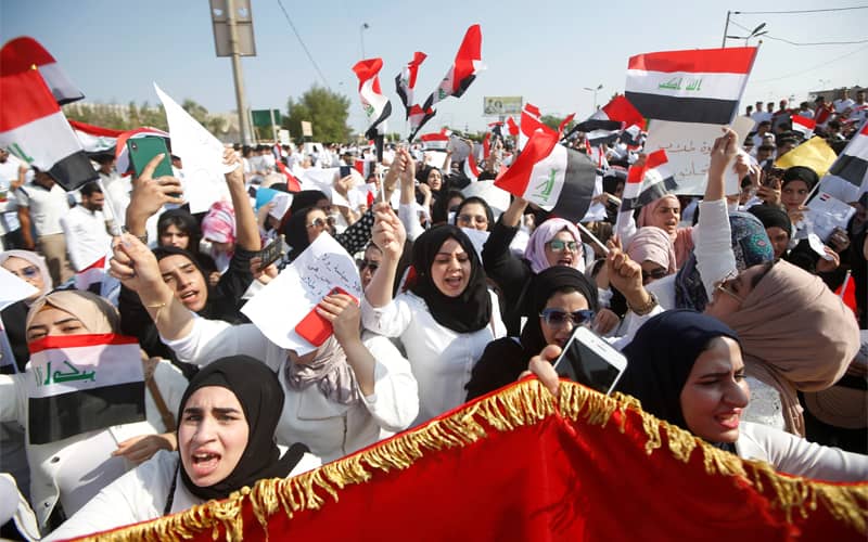 Despite Tehran-back militias’ effort to suppress Iraq's October Revolution, Iraqis resume protests, demanding a halt to Iran’s meddling.