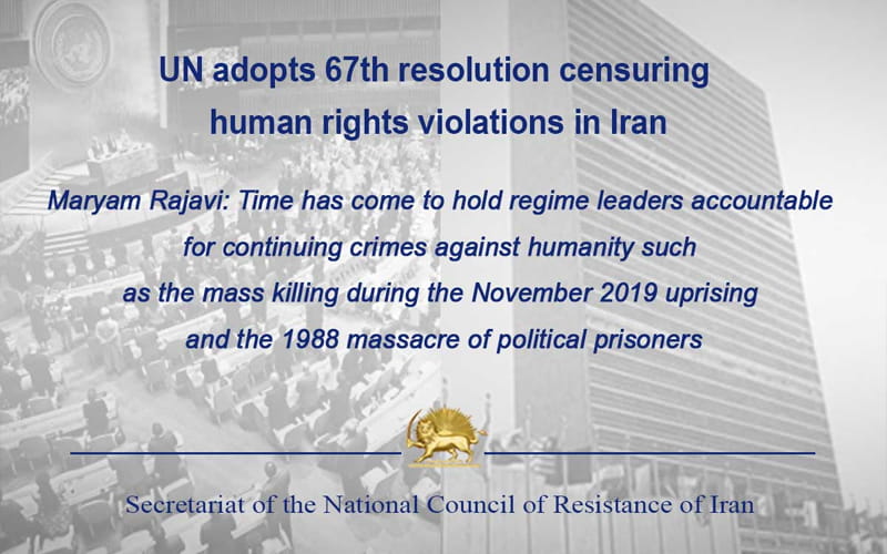 Time has come to hold Iran regime leaders accountable for continuing crimes against humanity—Maryam Rajavi