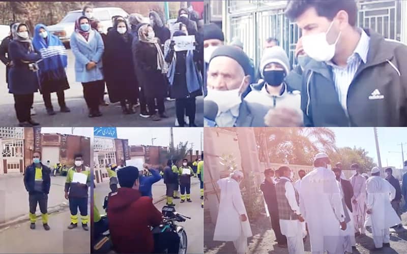 The Iranian people from different walks of life express their complaint and disappointment toward authorities through holding protesting rallies in various cities.