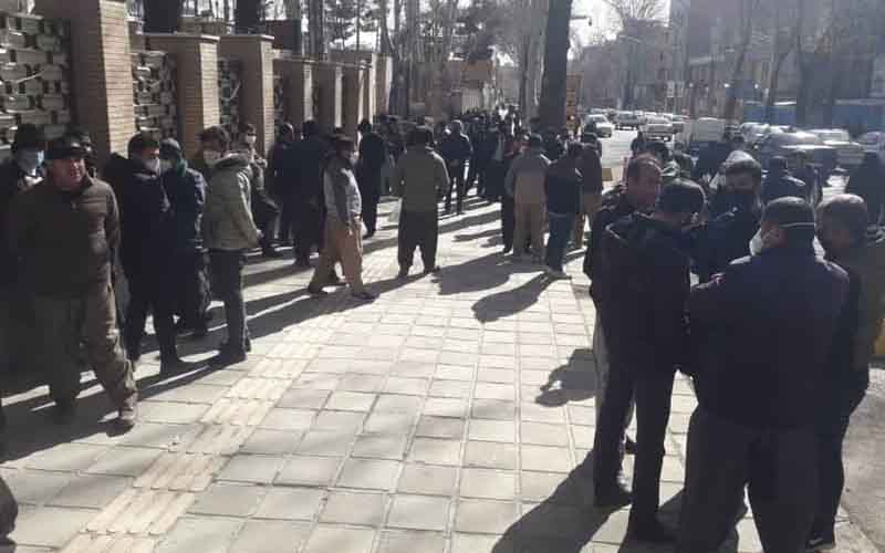 Rally of Vendors in Sanandaj—Iranian citizens continue protests on January 28