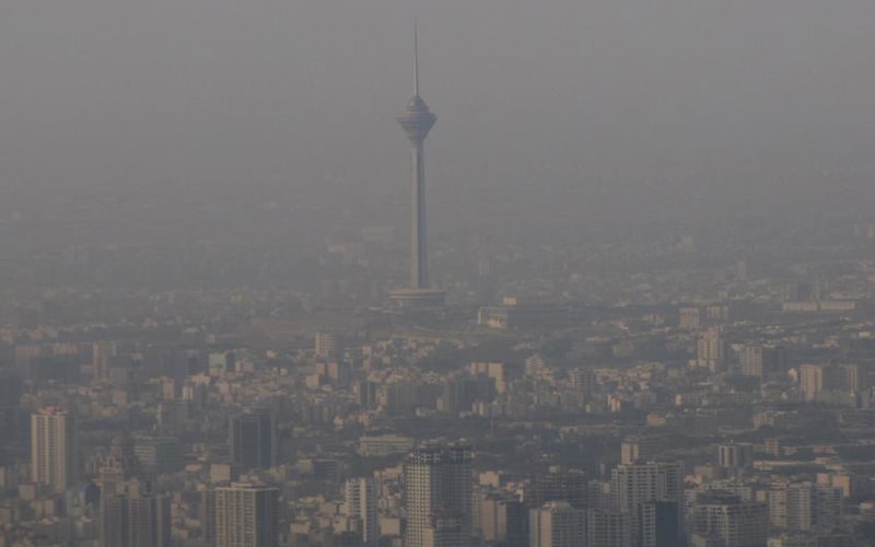 Air pollution levels are above critical in many parts of Iran at a time when the government has failed to contain the respiratory pandemic.