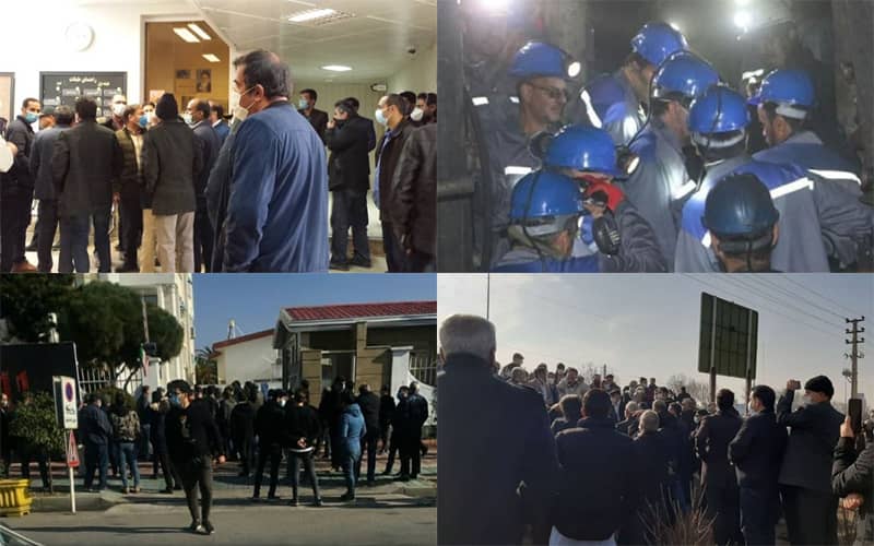 On January 14, Iranian citizens continued their protests against the regime's mismanagement through at least five rallies and strikes.