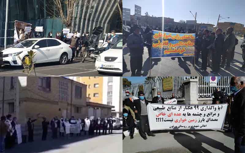 On January 27, Iranian citizens held at least five rallies and strikes, protesting the regime’s profiteering policies and decisions.