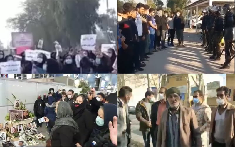 On January 7, preschool educators, unemployed youths, families of Ukrainian airliner’s victims, and livestock farmers held four protests across Iran.