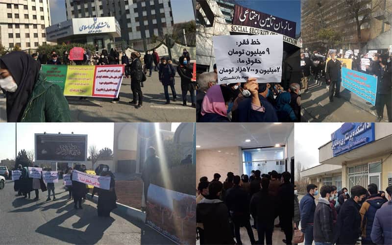 In Iran, not a day goes by without rallies and strikes. Different classes of society held at least seven protests on January 6.