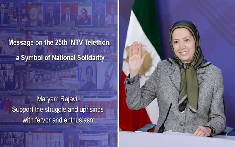Following INTV’s Telethon, NCRI President-elect Maryam Rajavi praised public aids, describing the program as a symbol of national solidarity.