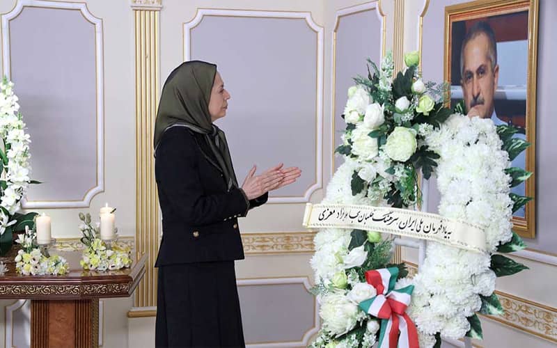 NCRI President-elect Maryam Rajavi paid homage to the late Colonel Behzad Mo'ezi, who played a crucial role in the resistance movement.