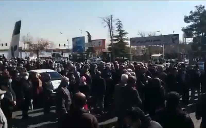 Rally of Homa Airlines Company’s Retirees—Iranian citizens continue protests on February 2