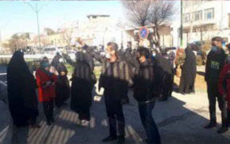 Rally of Literacy Movement Educators—Iranian citizens continue protests on January 31