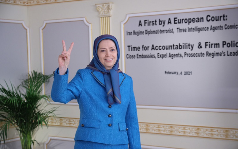 Maryam Rajavi: Conviction of the regime’s terrorist diplomat in the Belgian Court of Antwerp represents the conviction of the entire clerical regime