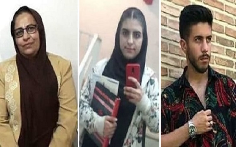 Iran has imposed harsh sentences on a political prisoner and her son and daughter.