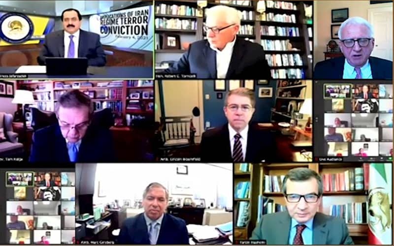 In a webinar hosted by the NCRI, renowned American politicians discuss the role of the Iranian Foreign Ministry in the Paris bombing plot.