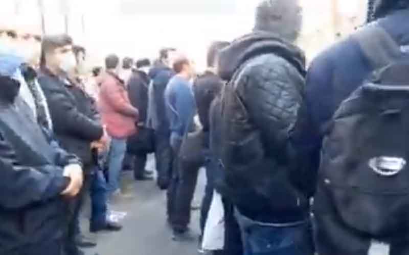 Rally of Azvico Customers—Iranians continue protests on March 8