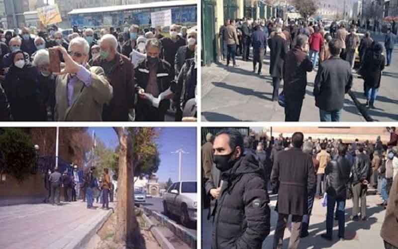 Countrywide Protests of Retirees and Pensioners—Iranians continue protests on February 28