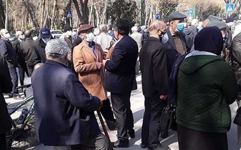 Rally of Steel and Mine Retirees—Iranians continue protests on March 1