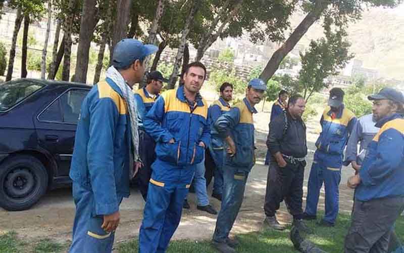 Rally of Noor-Abad Railroad Workers—Iranians continue protests on March 8