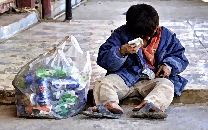 Poverty in Iran, despite its natural resources and strategic position in the region, is significant. 80% of Iran's population lives below the poverty line.