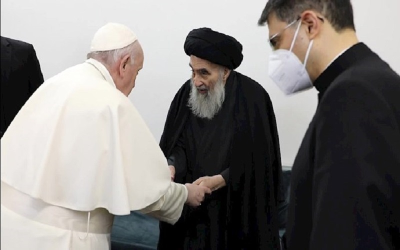 The Pope meets with Ayatollah Sistani