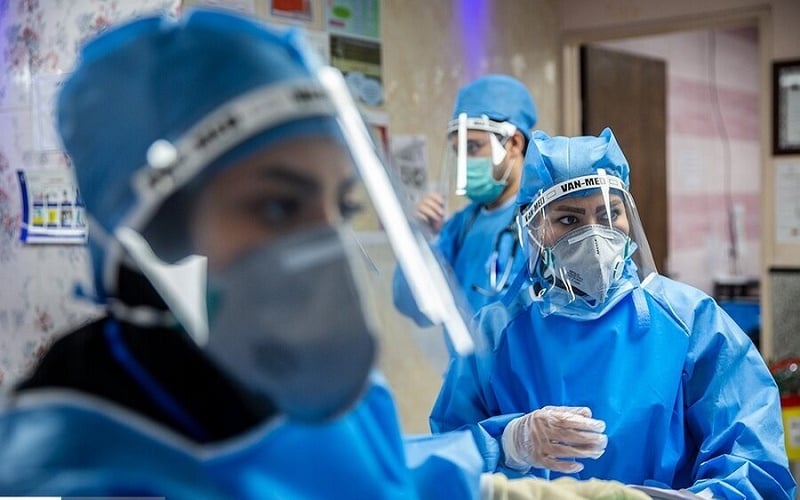 General Director of Iran’s Nursing System Organization Mohammad Mirzabaigi said: “So far, we have had about 100,000 nurses infected with the coronavirus.”