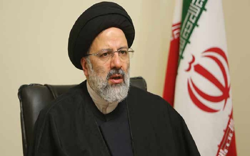 Iranian regime's Judiciary Chief Ebrahim Raisi, known for his role in the 1988 massacre of over 30,000 political prisoners in Iran