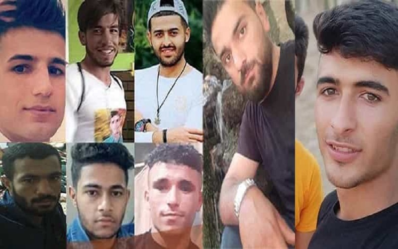 Youths killed by the Iranian regime’s security forces during the ongoing 10-day water protests in the Khuzestan province