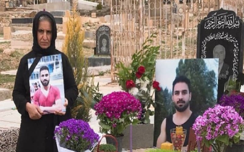 Navid Afkari was an Iranian wrestler who was sentenced to death and executed in Shiraz after having been falsely accused and convicted of murdering a security guard during the 2018 Iranian protests.