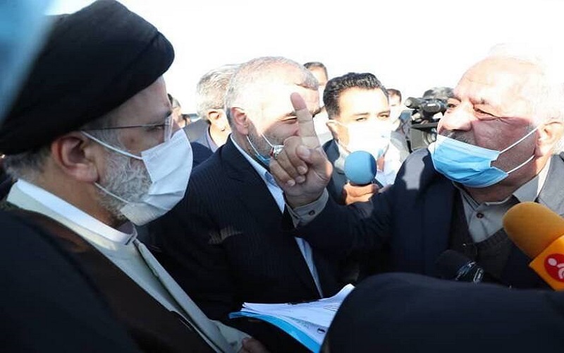 In his provincial travels, Ebrahim Raisi, the president of Iran, faces the anger of the people, frustrated by 42 years of corruption and plunder.