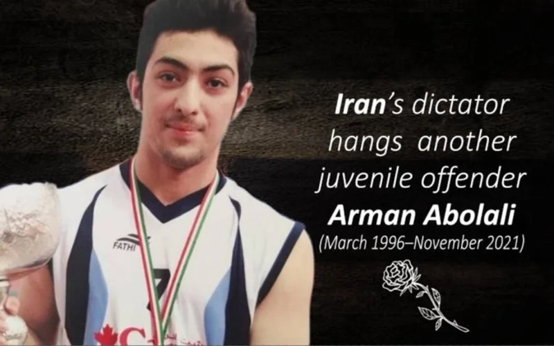Authorities in Iran hang juvenile offender Arman Abdolali despite international objections and lack of reliable evidence.